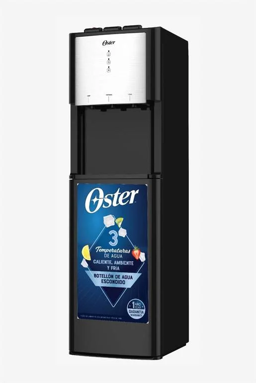 Dispensador de agua con botella interior oculta Naos O3 negro
