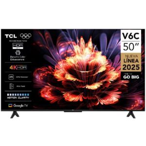 SMART TV TCL 50 PULGADAS 4K UHD GOOGLE TV V6C