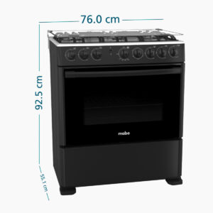 COCINA MABE 6 HORNILLAS NEGRA CM3020FN0