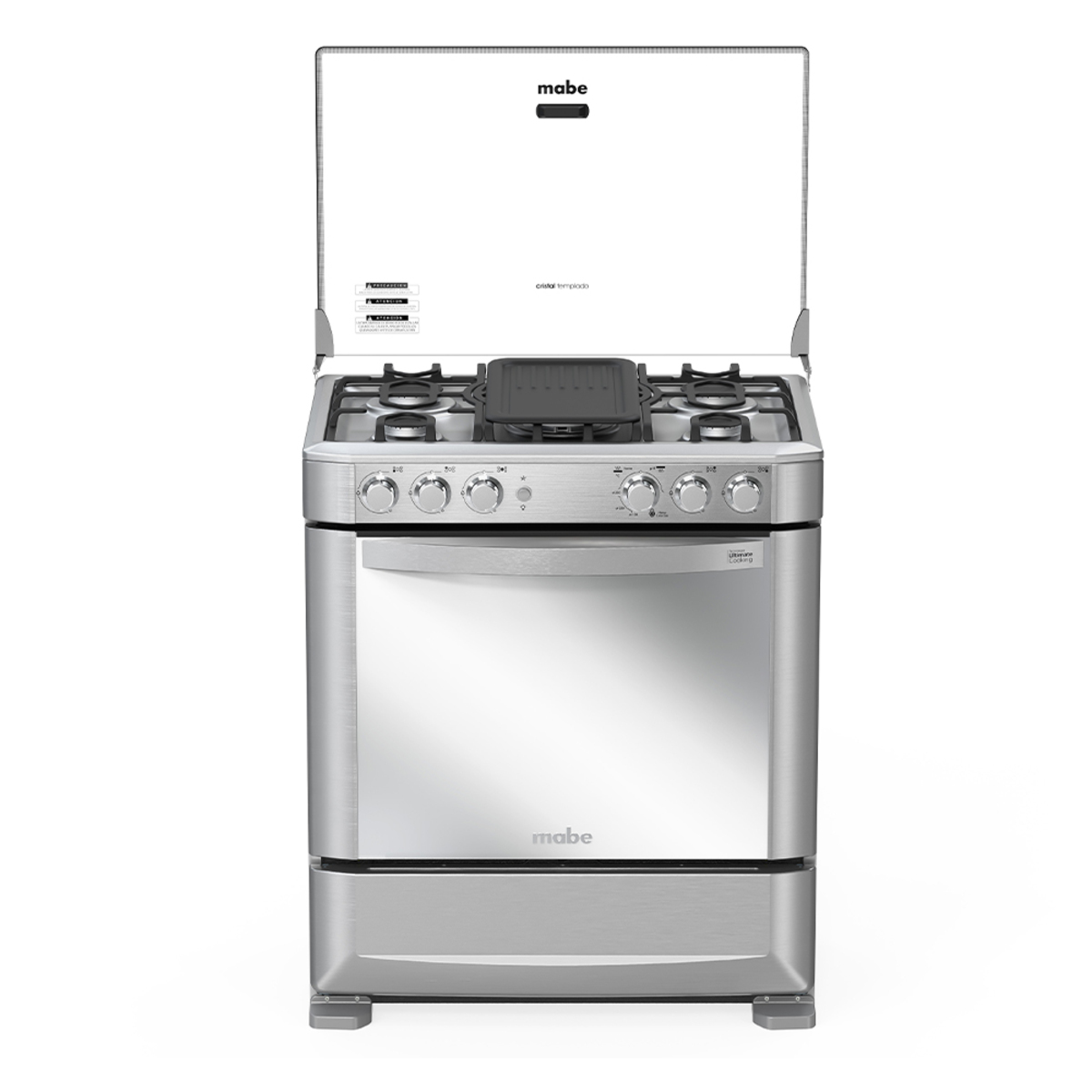 COCINA MABE 5 HORNILLAS CON GRILL EM7623FX0 - Imagen 2
